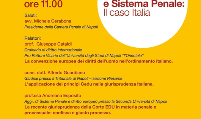 Diritti dell'Uomo e Sistema Penale: Il caso Italia