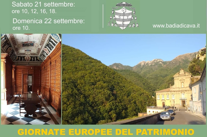 Cava de' Tirreni - 21 e 22 Settembre 2019: Le Giornate del Patrimonio 2019