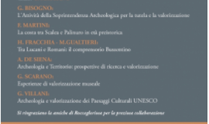 Conferenza su  "Paesaggi Culturali ed Archeologia: dalla Conoscenza alla Valorizzazione del Patrimonio"